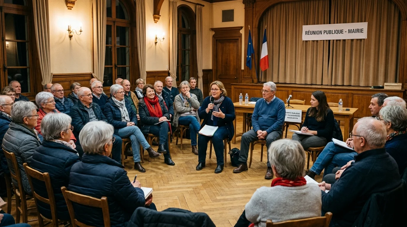 Réunion civique et forum d'échange sur la santé des aînés