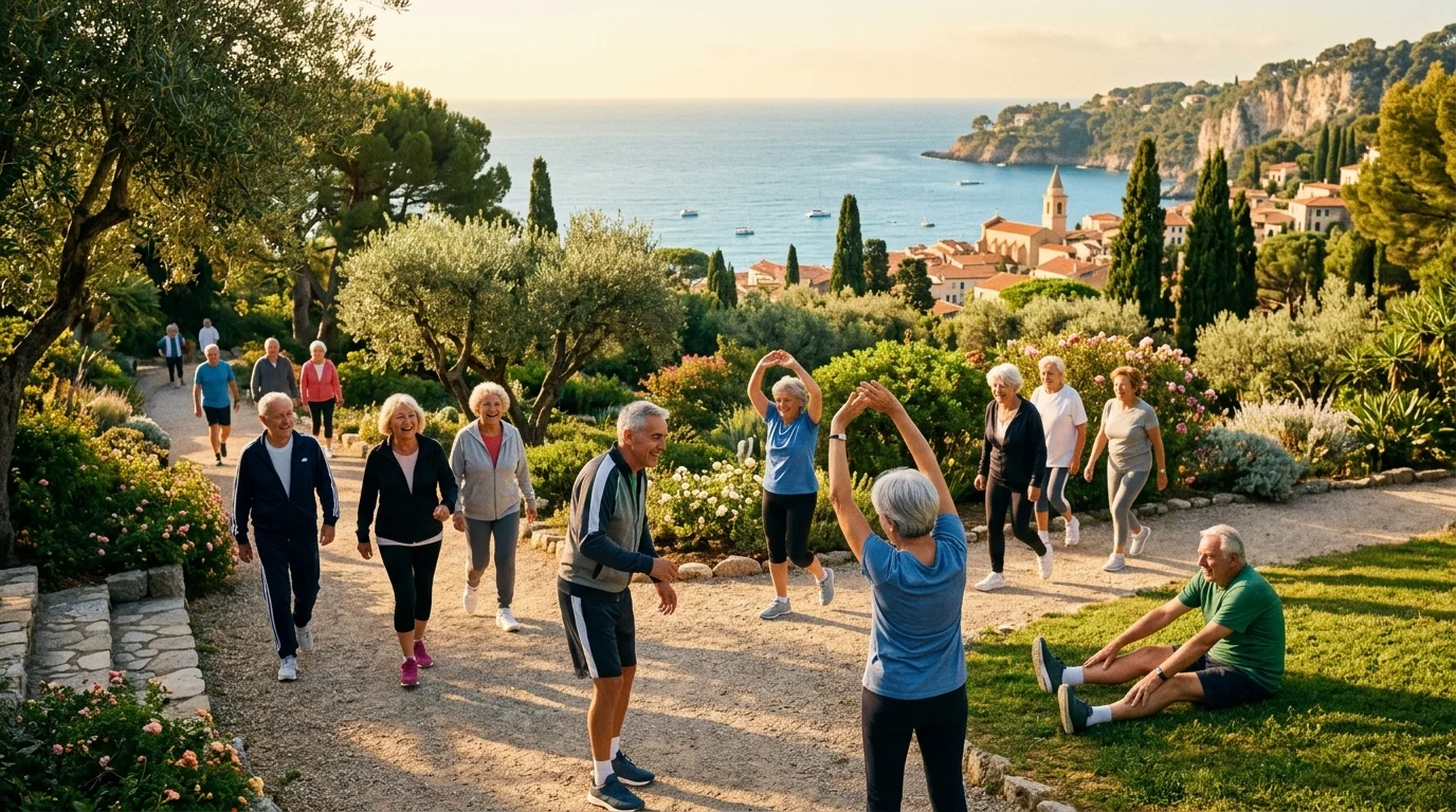 Marche active et bien-être en plein air des aînés dans le bassin de Thau
