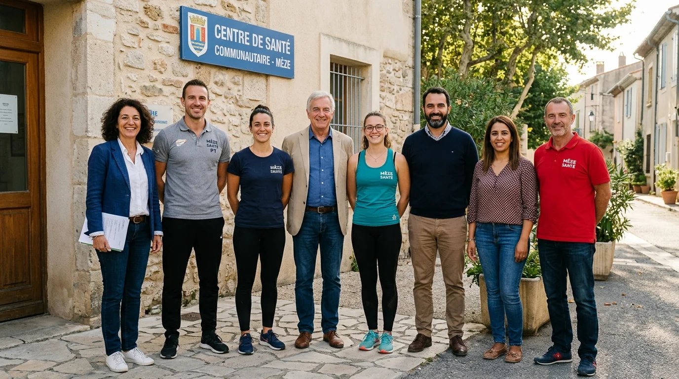 L'équipe de gouvernance et les éducateurs physiques de GYM SENIOR